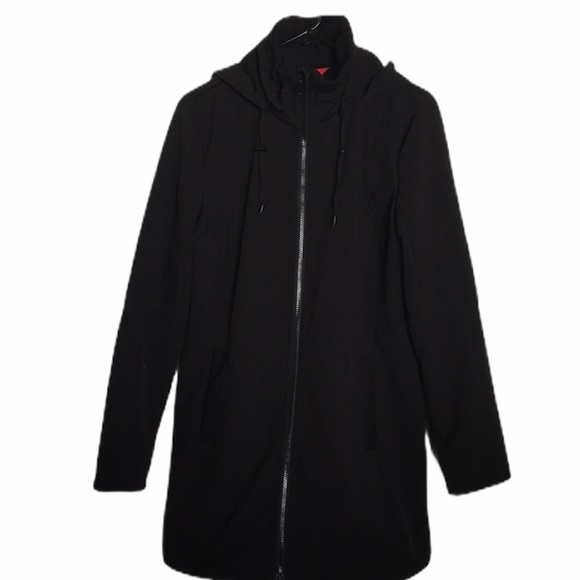 London Fog Jackets & Blazers - LONDON FOG black fleece lined hooded coat